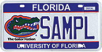 UF License Plate