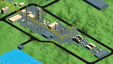 Indian River Biofuel facility - rendering