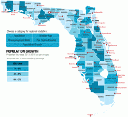 Florida Interactive Map: Data points to a cautious recovery